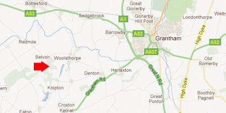 Belvoir Triathlon directions map
